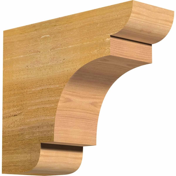 Ekena Millwork New Brighton Rough Sawn Rafter Tail, Western Red Cedar, 4"W x 10"H x 12"L RFT04X10X12NEB00RWR - main